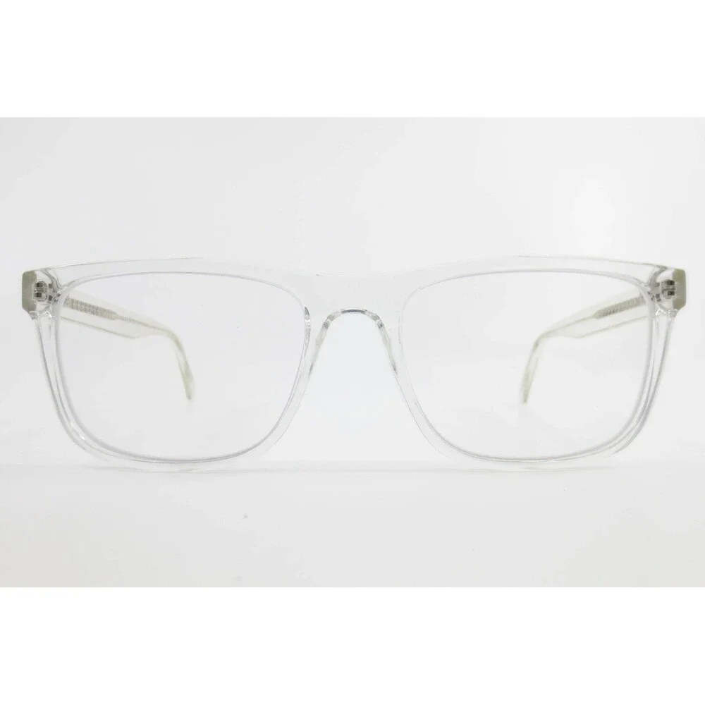 Clear Rectangular Eyeglass Frames MP20215 CR 56-18-140 Transparent Minimalist